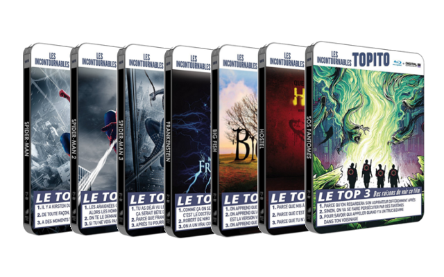 Une nouvelle fournée de steelbooks &lsquo;Topito&rsquo; éditée par Sony Pictures !