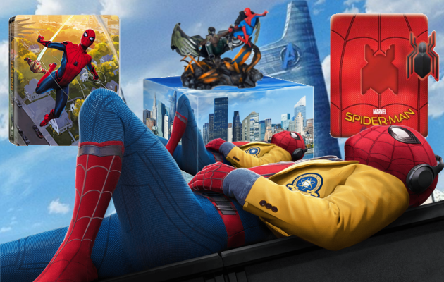 [Sortie Bluray] Deux steelbooks et une édition collector pour Spider-Man : Homecoming en France