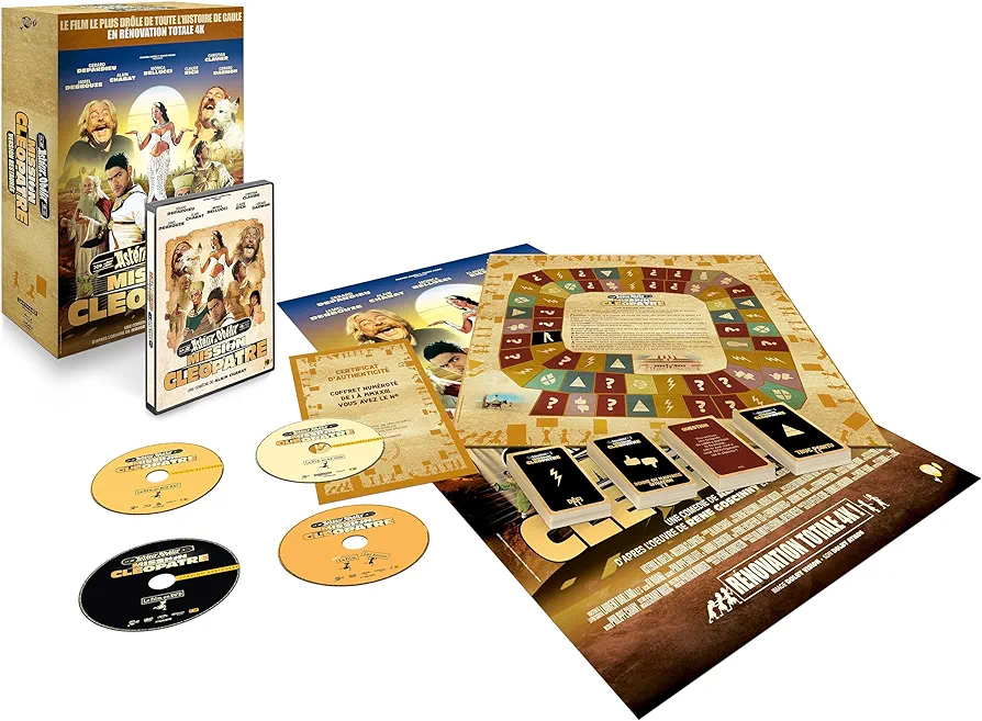 [Sortie Blu-ray] Un Steelbook + un coffret collector 4k pour Astérix & Obélix : Mission Cléopâtre