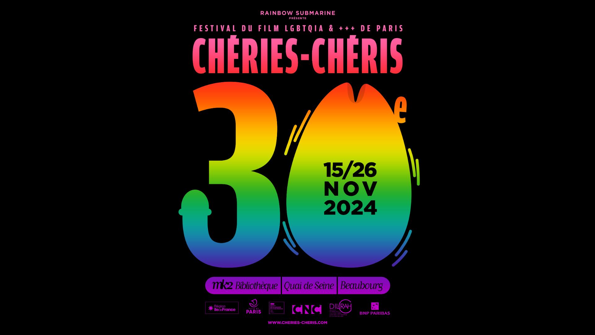 [Festival] Festival Chéries-Chéris : Le palmarès de la 30e édition